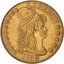 1796 $5 Capped Bust. 6 over 5. Small eagle PCGS XF40