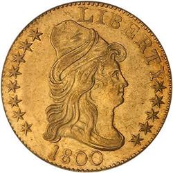 1800 $5 Capped Bust PCGS AU55