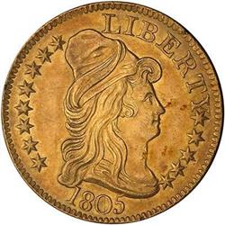 1805 $5 Capped Bust PCGS AU55