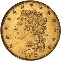 1835 $5 Classic Head PCGS MS63