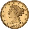 Image 1 : 1843 $5 Liberty NGC MS63*