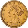 Image 1 : 1882-CC $5 Liberty ANACS MS62