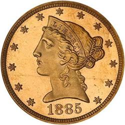 1885 $5 Liberty NGC PF63 Cameo