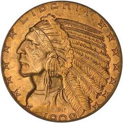 1909-D $5 Indian PCGS MS63