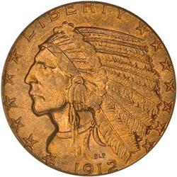 1912 $5 Indian PCGS MS63