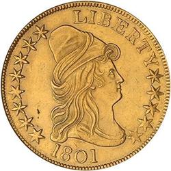 1801 $10 Capped Bust ANACS MS60 Details
