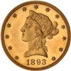 Image 1 : 1893 $10 Liberty NGC PF64 CAMEO