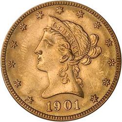 1901-S $10 Liberty PCGS MS64