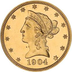 1904 $10 Liberty ANACS PF64 Cameo