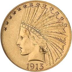 1915-S $10 Indian PCGS AU55