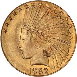 1932 $10 Indian PCGS MS64