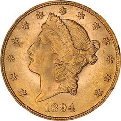 1894 $20 Liberty PCGS MS62