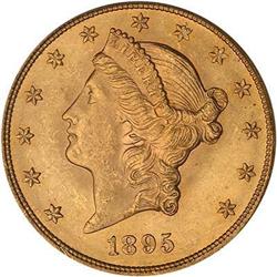1895 $20 Liberty PCGS MS62