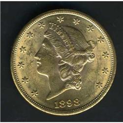 1898 $20 Liberty RAW MS60
