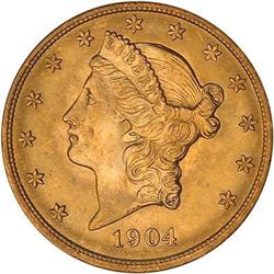 1904 $20 Liberty NGC MS65
