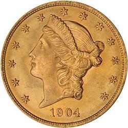 1904 $20 Liberty NGC MS65