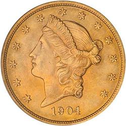 1904 $20 Liberty PCGS MS64