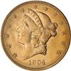 Image 1 : 1904 $20 Liberty PCGS MS62