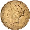 Image 1 : 1904 $20 Liberty PCGS MS61