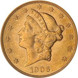 1906-D $20 Liberty PCGS MS63