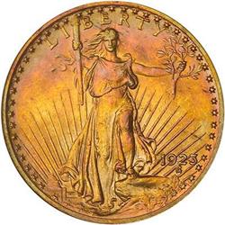 1923 $20 St. Gaudens NGC MS62