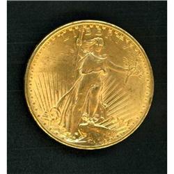 1924 $20 St. Gaudens RAW Details MS68 Net AU50 Cleaned