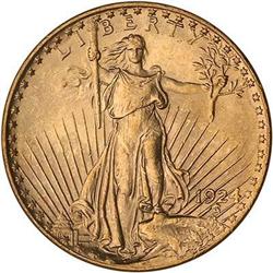 1924 $20 St. Gaudens PCGS MS63