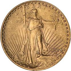 1924 $20 St. Gaudens PCGS MS63