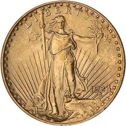 1924 $20 St. Gaudens PCGS MS63