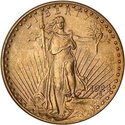 1924 $20 St. Gaudens PCGS MS63