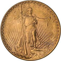 1924 $20 St. Gaudens PCGS MS63