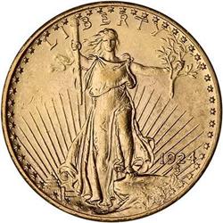 1924 $20 St. Gaudens RAW