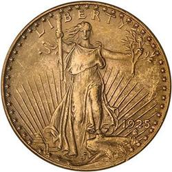 1925 $20 St. Gaudens PCGS MS63