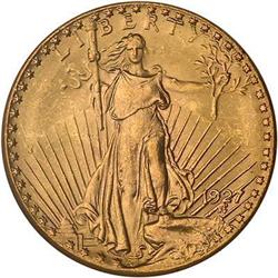 1927 $20 St. Gaudens PCGS MS64