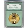 Image 1 : 1927 $20 St. Gaudens NTC MS62