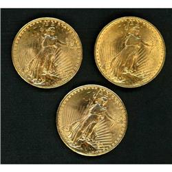 Lot of Three Saints 1924, 1925, 1926 RAW