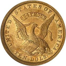 S.S.Central America. 1852 $10 Assay PCGS AU55