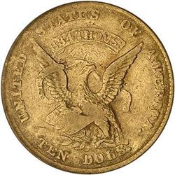 S.S. Central America. 1852 $10 Humbert PCGS VF35