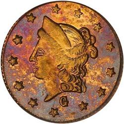 1869 Half Dollar PCGS MS60 BG-1021