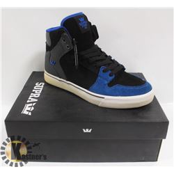 SUPRA VADER BLACK/ROYAL WHITE MENS SHOE SIZE 9