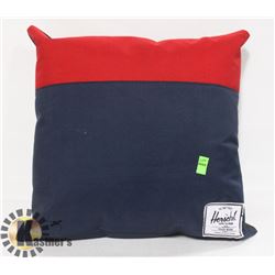 CAMO NAVY AND RED HERSCHEL PILLOW