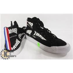 HUF CLASSIC HIGH THRASHER BLACK MENS SHOE SIZE 10
