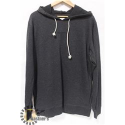 EKUMENIK MENS DARK GREY PULL OVER HOODIE