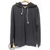 Image 1 : EKUMENIK MENS DARK GREY PULL OVER HOODIE