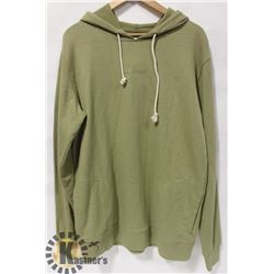 EKUMENIK MENS KHAKI GREEN PULL OVER HOODIE