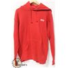 Image 1 : NINEONESEVEN RED MENS WHITE LOGO PULLOVER