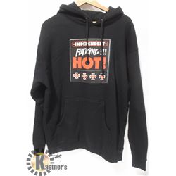 F&*^ING AWESOME MENS BLACK LOGO PULL OVER HOODIE