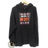 Image 1 : F&*^ING AWESOME MENS BLACK LOGO PULL OVER HOODIE