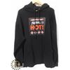 Image 1 : F&*^ING AWESOME MENS BLACK LOGO PULL OVER HOODIE