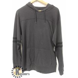 BRIXTON MENS WASHED BLACK LIGHTWEIGHT PULLOVER